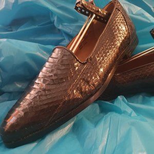 GIORGIO BRUTINI Private Collection Genuine Snakeskin Shoes Men's 9 1/2M